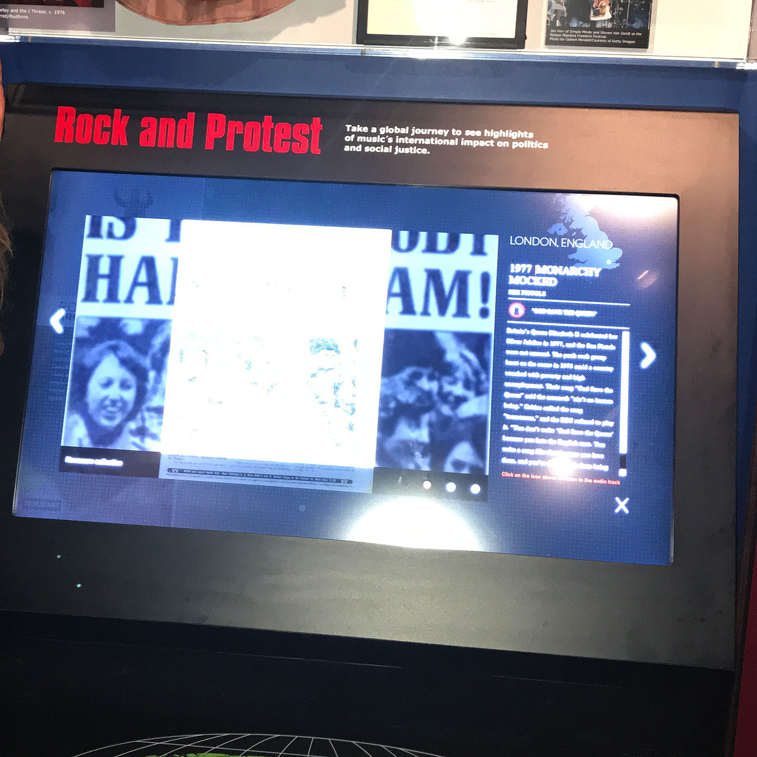 Louder Than Words/Rock & Protest exhibit